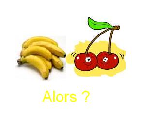 La banane et la cerise